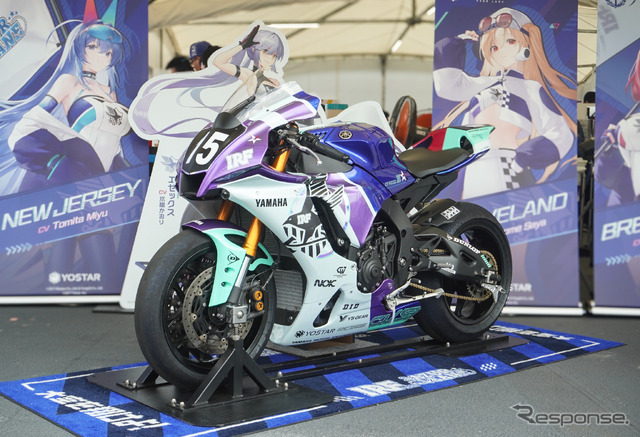 IRF with アズールレーンの参戦マシン「YZF-R1 ESSEX SP 2024Ver.」(鈴鹿8耐2024)