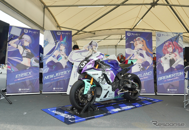 IRF with アズールレーンの参戦マシン「YZF-R1 ESSEX SP 2024Ver.」(鈴鹿8耐2024)