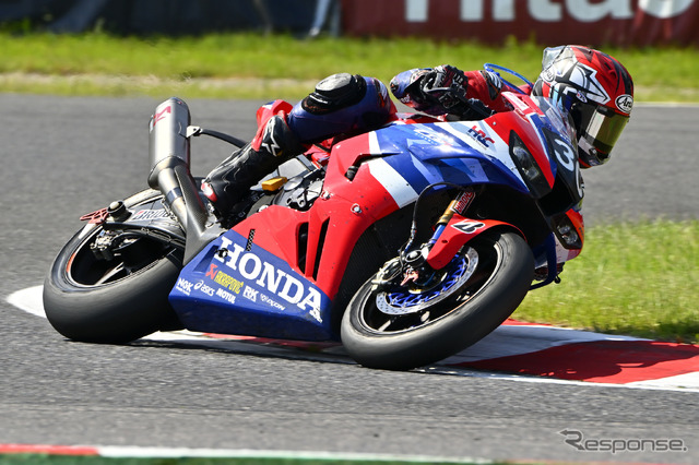 優勝した「チームHRC with 日本郵便」(鈴鹿8耐 2024)