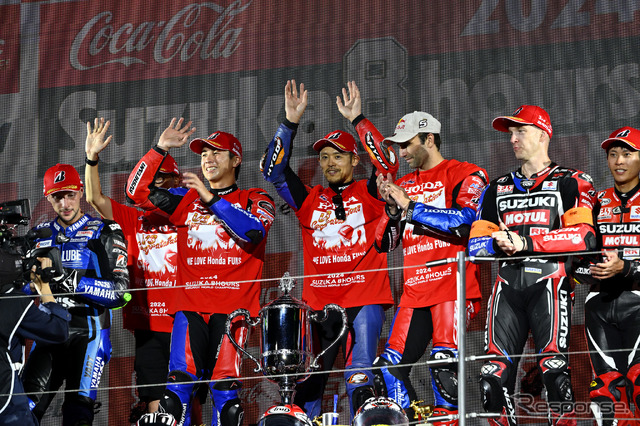 鈴鹿8耐でブリヂストンタイヤ装着チームが17連覇、表彰台独占11回目を達成