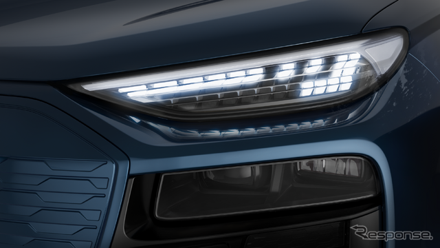 FORVIA HELLAとアウディが共同開発した『Q6 e-tron』のデジタルヘッドランプ