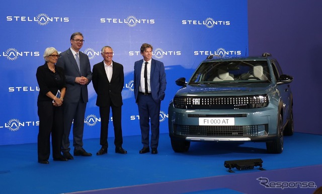 ステランティスのセルビア工場で生産が開始されたフィアット・グランデパンダ