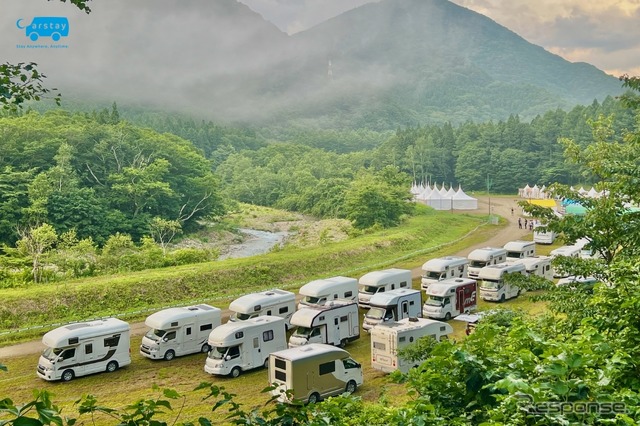 「FUJI ROCK FESTIVAL'24」のキャンプ宿泊エリア「キャンプヴィレッジ」