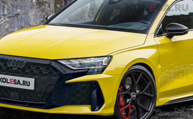 アウディ RS 3 セダン 改良新型(予想CG)