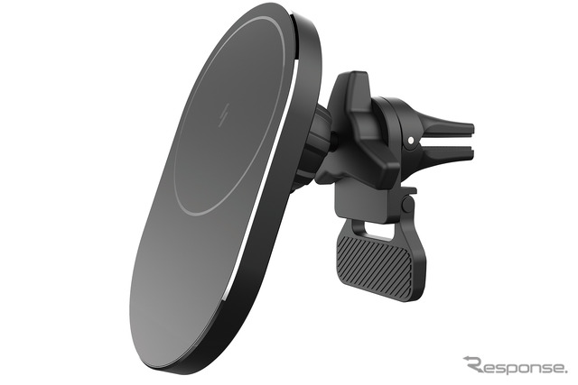 Kashimura・マグネットワイヤレス充電器 エアコン取付(KW-46)