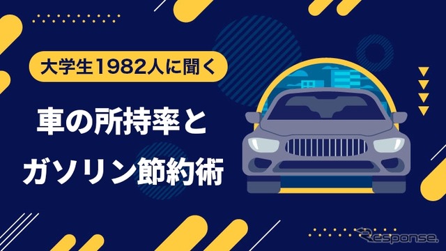 車の所有率とガソリン節約率
