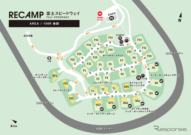 場内 MAP(イメージ)