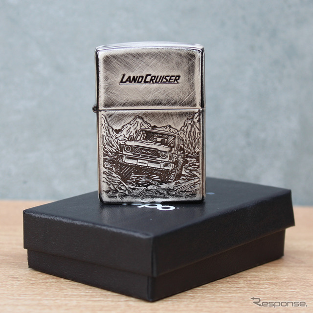 限定200個・シリアルナンバー付き『ランドクルーザー70』デザインの限定Zippoライター発売