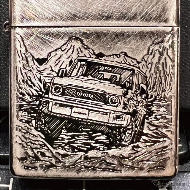 限定200個・シリアルナンバー付き『ランドクルーザー70』デザインの限定Zippoライター発売