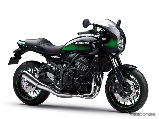 キャンディレッドに緑グラデ、人気のカワサキ『Z900RS』シリーズ キャンディレッドに緑グラデ、人気のカワサキ『Z900RS』シリーズ