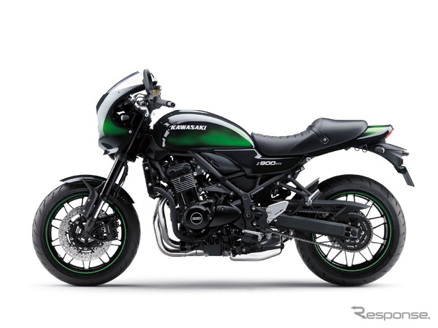 カワサキ Z900RS CAFE エボニー×キャンディライムグリーン