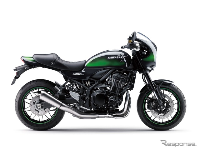 カワサキ Z900RS CAFE エボニー×キャンディライムグリーン