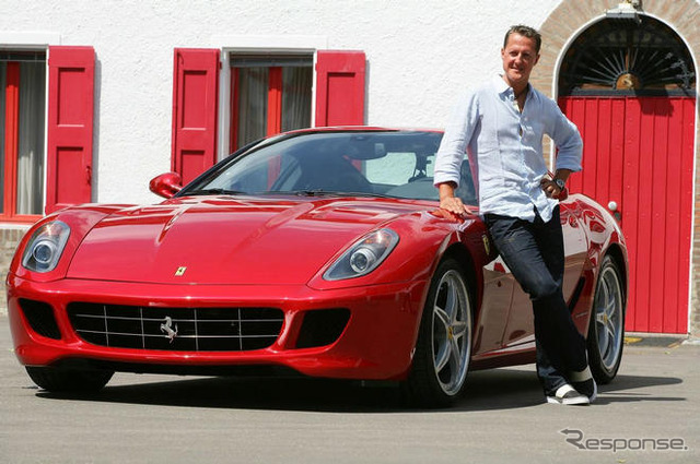 シューマッハ、フェラーリ最強モデルを徹底テスト