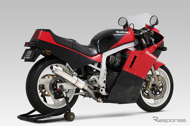 ヨシムラから『GSX-R1100(GU74A)』用マフラー「手曲デュープレックス・チタンサイクロン・ボンネビル」発売