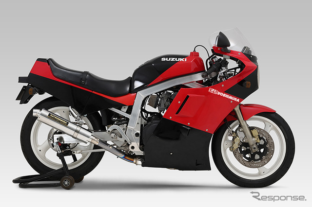 ヨシムラから『GSX-R1100(GU74A)』用マフラー「手曲デュープレックス・チタンサイクロン・ボンネビル」発売