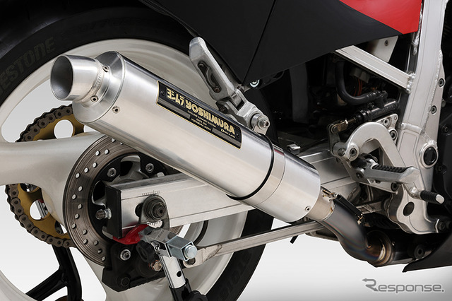 ヨシムラから『GSX-R1100(GU74A)』用マフラー「手曲デュープレックス・チタンサイクロン・ボンネビル」発売