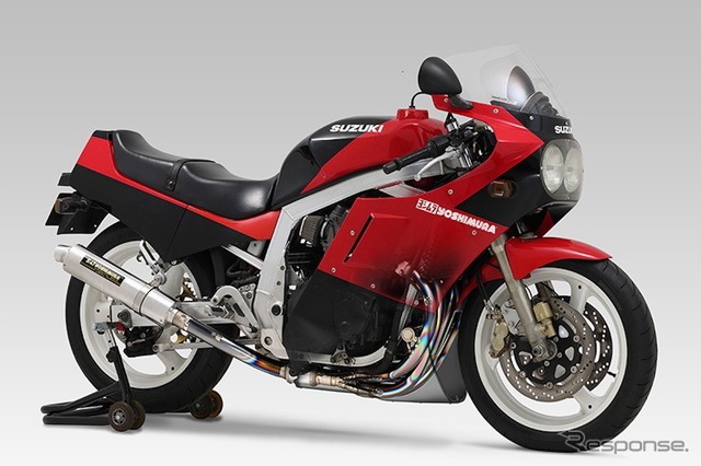 ヨシムラから『GSX-R1100(GU74A)』用マフラー「手曲デュープレックス・チタンサイクロン・ボンネビル」発売
