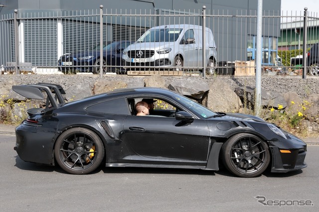 ポルシェ 911GT3 RS 改良新型のプロトタイプ