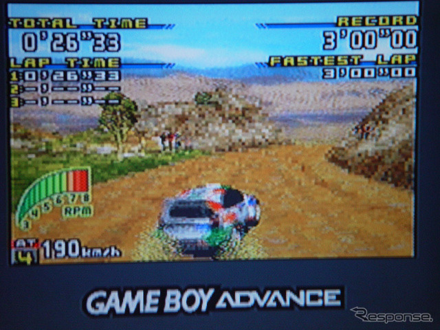 【東京ゲームショウ2002】この冬、『セガラリー』はゲームボーイアドバンスに進出