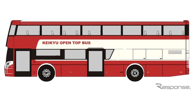 新型オープントップバス イメージイラスト