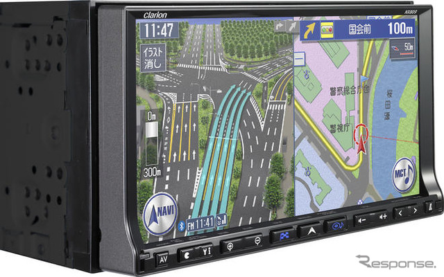 【カーナビガイド '09】強力なAV再生機能に加えプローブ対応を果たしたハイエンドナビ…クラリオン クラスヴィア NX809