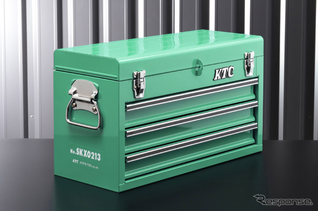 「KTC×エヒメマシン」コラボ限定ツールチェストに、爽やかな新色・ターコイズグリーンが追加
