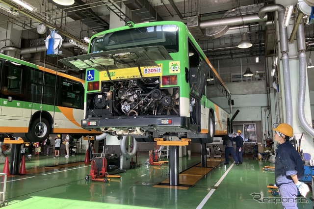 都営バス自動車工場(江東区東雲)