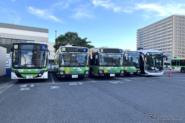 自動車工場は深川自動車営業所(深川車庫)と同じ敷地