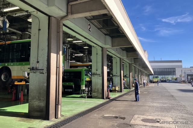 都営バス自動車工場(江東区東雲)
