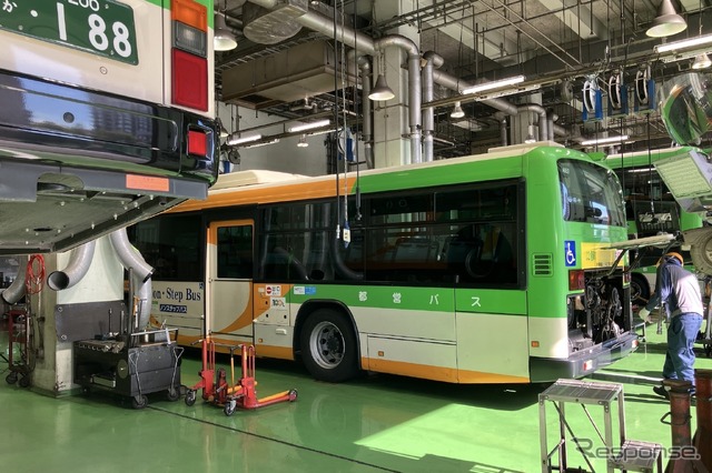 都営バス自動車工場(江東区東雲)