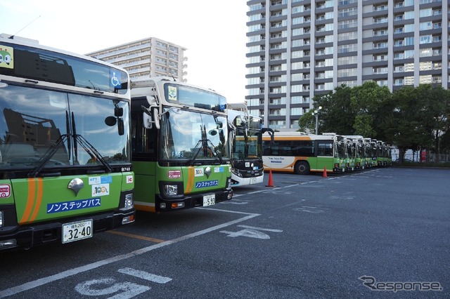 自動車工場は深川自動車営業所(深川車庫)と同じ敷地