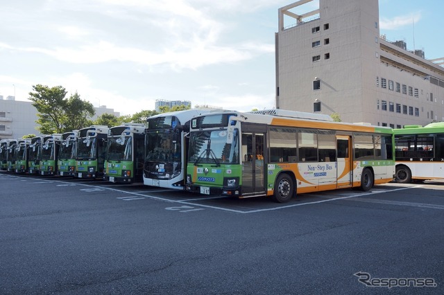 自動車工場は深川自動車営業所(深川車庫)と同じ敷地