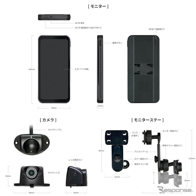 セイワからスズキ・ジムニー/ジムニーシエラ専用のデジタルサイドミラー「RAY18」が新発売