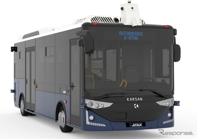 カルサンの自動運転バス「e-ATAK」