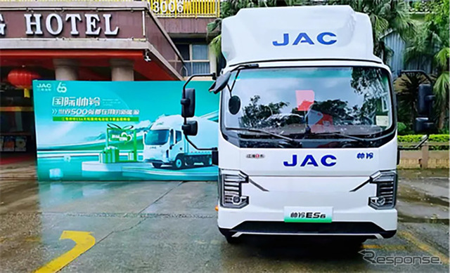 中国JAC傘下の「江淮1卡」の新型電動トラック『帥鈴ES6天和版』