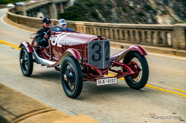 100年前のレースで優勝したメルセデスベンツの「2リットルレーシングカー」