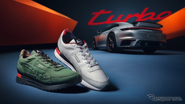ポルシェ911ターボ誕生50周年を記念するPUMAのスニーカー