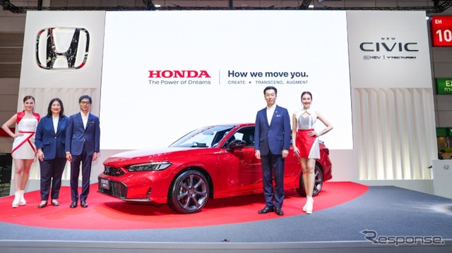 ホンダ・シビック改良新型の「e:HEV RS」（タイ仕様）