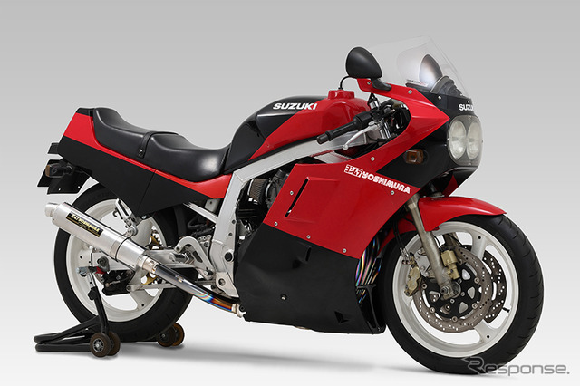 ヨシムラから『GSX-R1100(GU74A)』用マフラー「手曲デュープレックス・チタンサイクロン・ボンネビル」発売