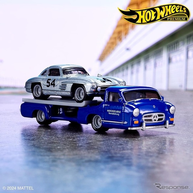 メルセデス・ベンツ 300SL/’55 メルセデス・ベンツ・ブラウエス・ブンダー【チームトランスポート】(8月31日発売予定)