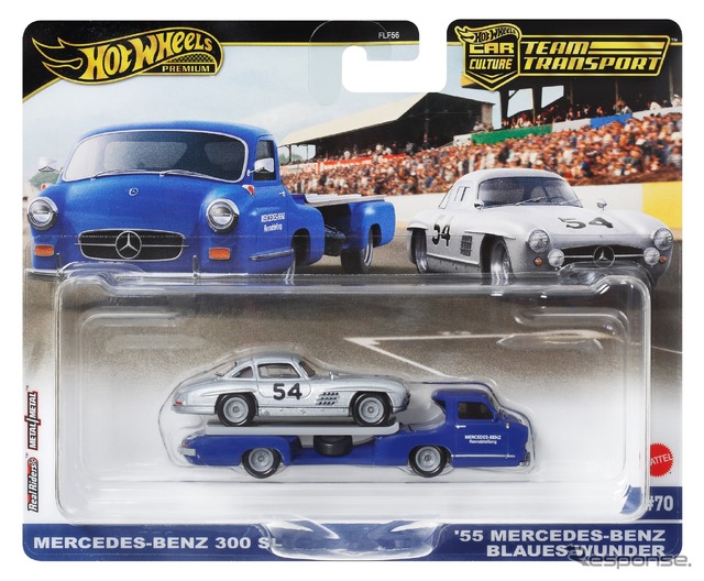 メルセデス・ベンツ 300SL/’55 メルセデス・ベンツ・ブラウエス・ブンダー【チームトランスポート】(8月31日発売予定)