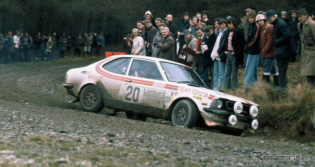 1973年にトヨタにWRC初優勝をもたらしたトヨタ・カローラ