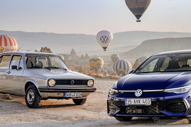 VW『ゴルフ』の50周年を祝う特別な熱気球