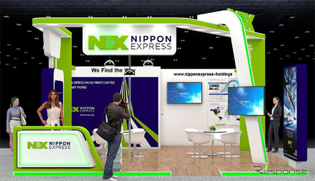 日本通運グループの「SEMICON India 2024」のブースイメージ