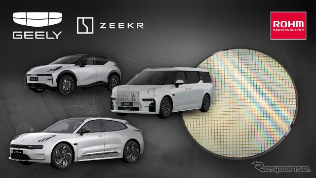 吉利のEVブランド『ZEEKR』がロームのパワーモジュール採用