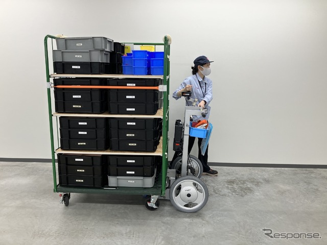 電動アシスト手押し台車