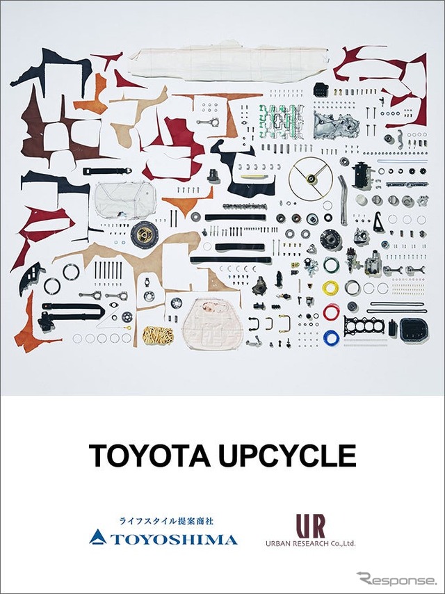 アーバンリサーチ、トヨタ自動車、豊島が自動車廃棄物をファッションに変える新プロジェクト始動