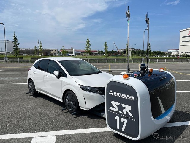 三菱重工機械システムの車両搬送ロボット