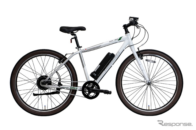 ジヤトコとホダカが開発した電動アシスト自転車のプロトタイプ