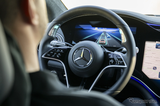 メルセデスベンツ EQS と Sクラス の「DRIVE PILOT」装着車（参考画像）